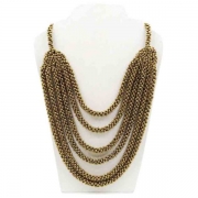 Beaded Multistrand Necklace