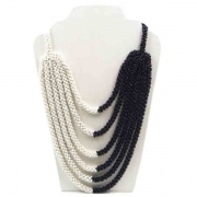 Beaded Multistrand Necklace