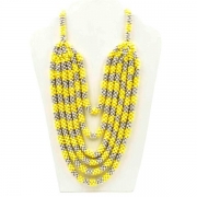 Beaded Multistrand Necklace