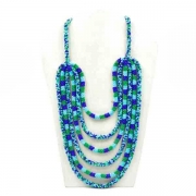 Beaded Multistrand Necklace