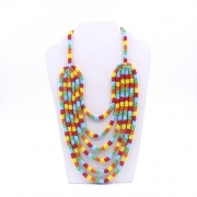 Beaded Multistrand Necklace