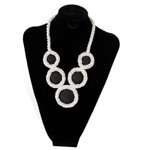 Beaded Sisal Necklace