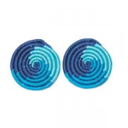 Gaseke Woven Studs-Blue hue