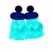 Kobwa Tassel Studs-Blu Hue