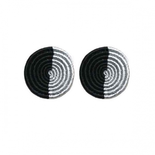 Gaseke Woven Studs-Two toned