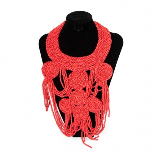 Spider Necklace-Red