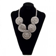 Circulo Necklace-Silver