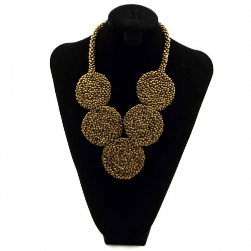 Circulo Necklace-Bronze