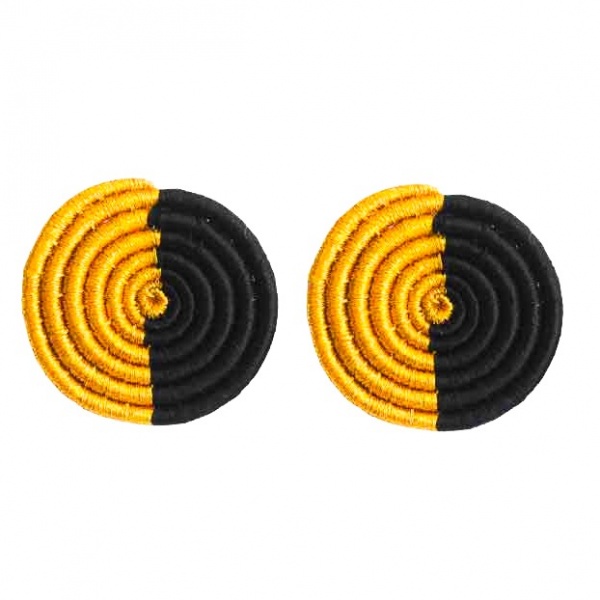 Gaeske Woven Studs-Two Toned