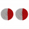 Gaeske Woven Studs-Two Toned