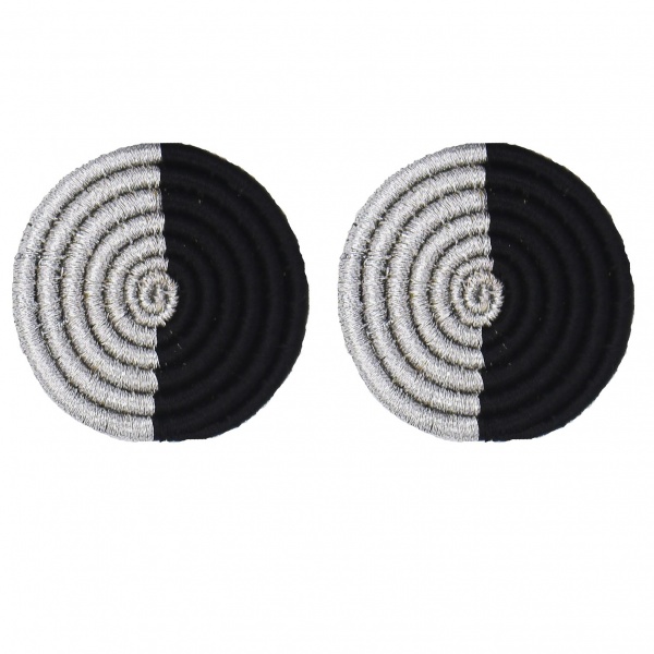 Gaeske Woven Studs-Two Toned