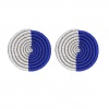 Gaeske Woven Studs-Two Toned