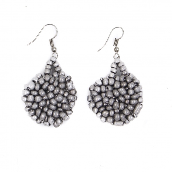 Beaded Drop Earrings-Inzuki Designs