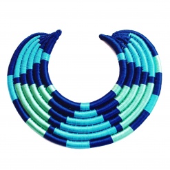 Woven Collar Statement Necklace