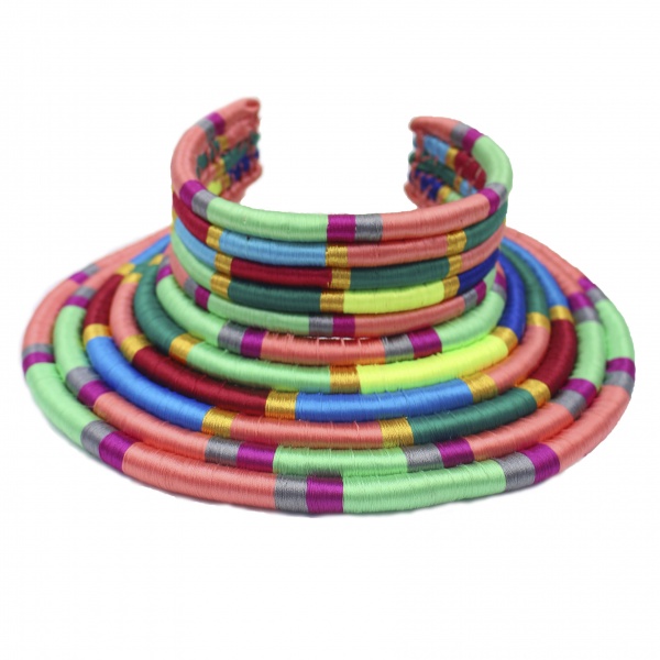 Woven Statement Multi-Strand Choker